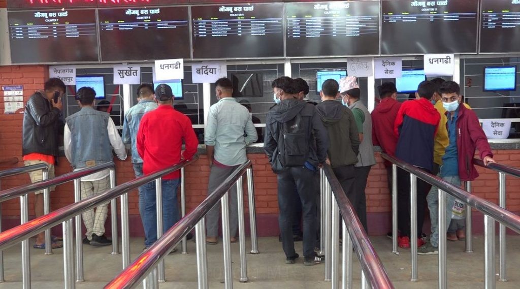 अग्रिम टिकट बुकिङ : “उपत्यका बाहिर जानेका लागि असोज १ देखि खुला गरिँदै ”