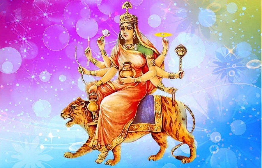 कुष्माण्डा देवीको पूजा आराधना गरिँदै : 'आध्यात्मिक, आधिभौतिक र आधिदैविक ताप कुष्मा'