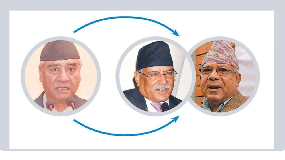सरकार बनाउन पहल : " सत्तामा ‘पावर शेयरिङ’ बारे छलफल "