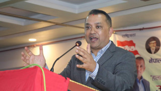 महामन्त्री थापाले भने : " पाँच वर्ष सरकार चलाएर परिणाम दिनुपर्छ "