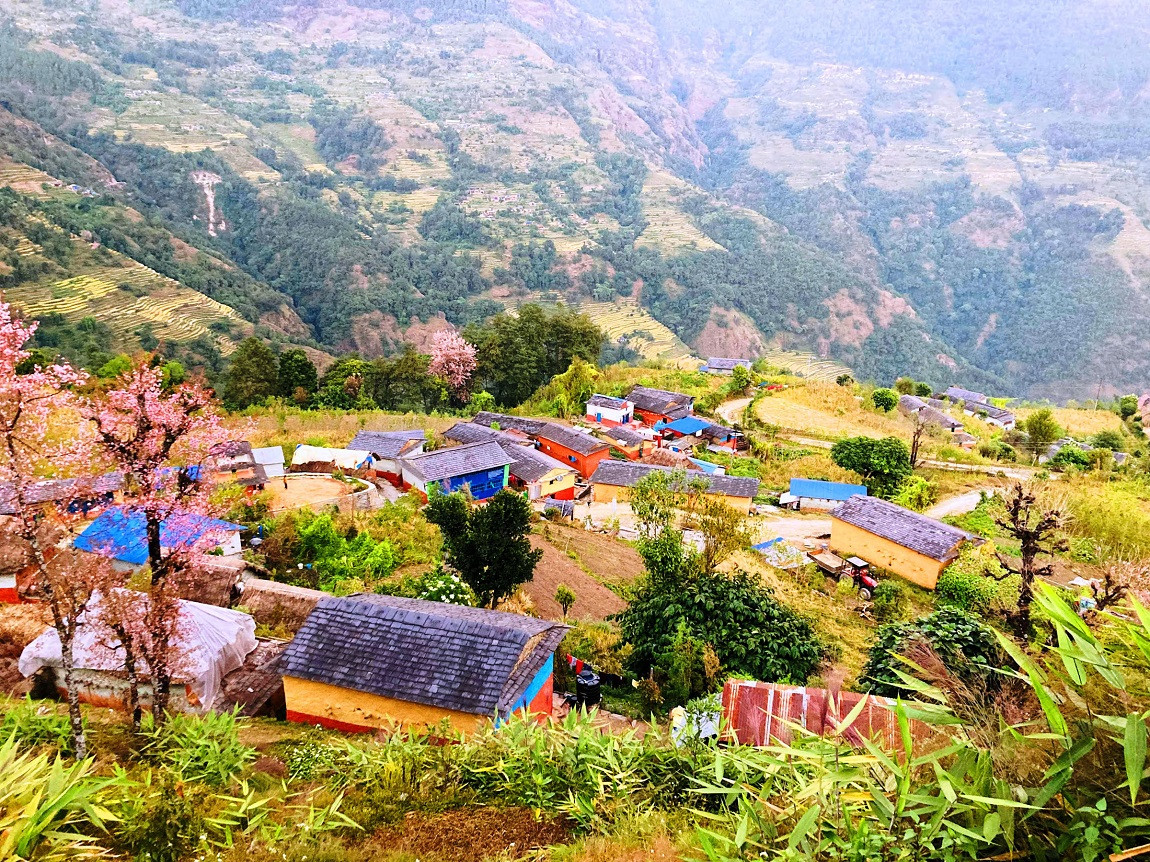 स्थानीय भन्छन    :     "  गाउँमा  विकास  पुग्यो,   मान्छे  बजार   झरे,  छिमेकीका घर सुनसान   "
