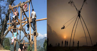डाँडा र चौतारा सुनसान  :   " हराउँदै लिङ्गे पिङ, दसैँको रौनक कम  "