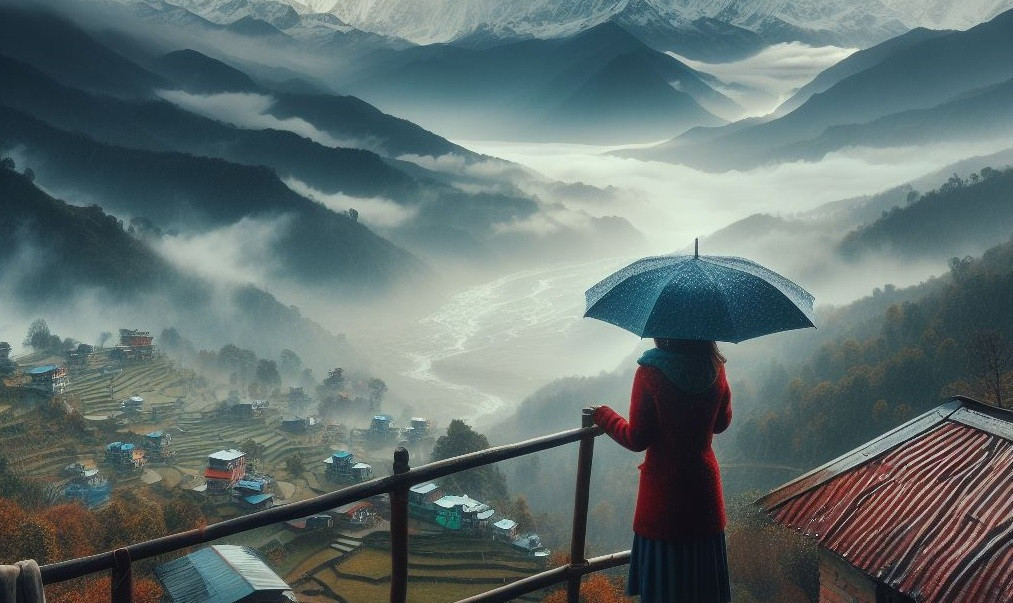 नेपालमा पश्चिमी वायुको आंशिक प्रभाव  : देशभर बदली,  हल्का वर्षाको सम्भावना