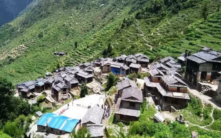 म्याग्दीको  ‘कुइनेखानी’ गाउँ  :  " आधुनिक विकास र सुविधाको खोजिमा रित्तिदै "