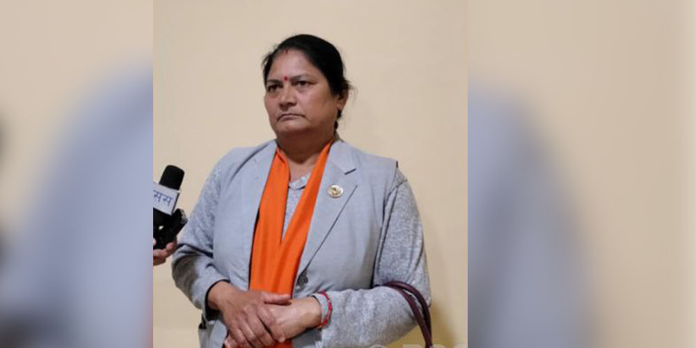 सांसद थपलिया भन्छिन  : " दलहरूले जनताको आशा जगाउने ठोस काम गर्नुपर्छ "