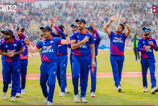 नेपालद्वारा साउदी अरेबिया छ विकेटले पराजित  : "  सेमिफाइनलमा प्रवेश "