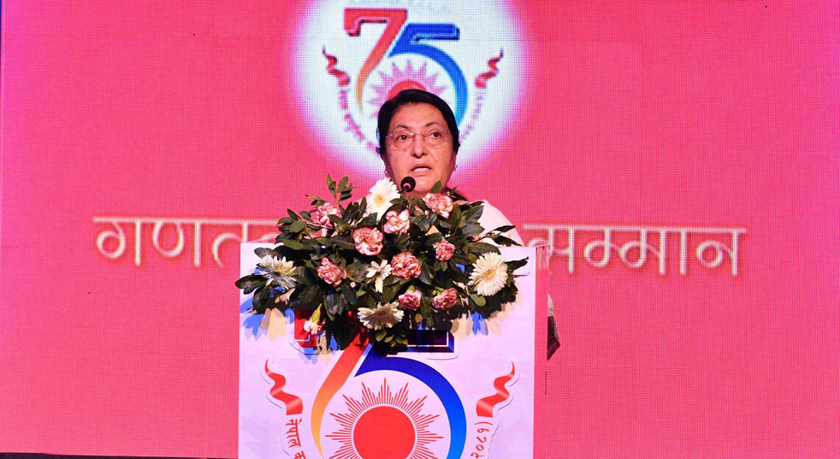 “ कम्युनिष्ट आन्दोलनप्रति नेपाली जनताको आशा र भरोसा बढेको छ ”  : पूर्वराष्ट्रपति भण्डारी