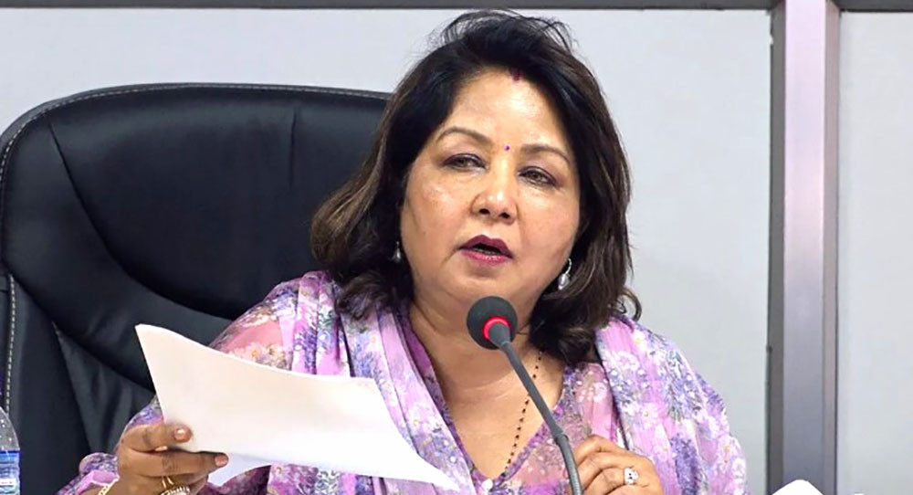  सभापति डा राणा भन्छिन  : " सरकारले विधेयक दिएन, काम भएनन् "