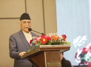 प्रधानमन्त्री ओलीले भने  : '   जलवायुका  चुनौतीको सामना गर्न सबै एकजुट हुनुपर्छ '