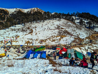 पाथीभरा क्षेत्र  : 'सामान्य  वर्षासँगै पाथीभरा क्षेत्रमा हल्का हिमपात'