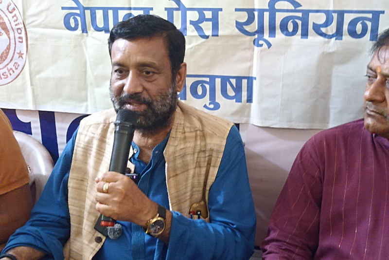 नेता निधिले भने : 'विकास निर्माणका काममा  एमालेकाे अवरोध '