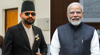 प्रधानमन्त्री शाहलाई भारतीय समकक्षी मोदीले - ' दिए बधाई '