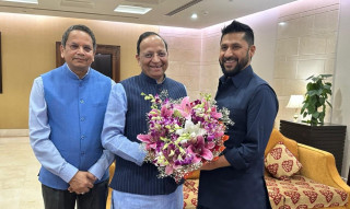 रास्वपा सभापति लामिछाने :  '  पाँच दिने भ्रमणमा दिल्लीमा  '