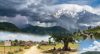 देशका विभिन्न क्षेत्रको मौसममा फेरबदल : '  वर्षा र हिमपातको सम्भावना '